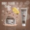 3d Realistic Coffee Body Scrub Cosmetic Package