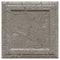 3D Realistic cracked concrete square relief frame rendered texture background