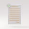 3d realistic Documents icon. Stack of paper sheets. A confirmed or approved document. Vector illustration