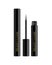 3d realistic eyeliner pen vector in black case. Cosmetics package. Elegant Liquid lipliner with brush. Mock up template isolated