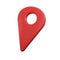 3D Realistic Location map pin gps pointer markers