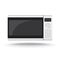 3D Realistic microwave oven vector