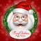 3D Realistic Santa Claus Head Character Inside Christmas