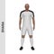 3D realistic soccer player mockup. Ghana Football Team Kit templ