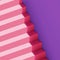 3d realistic trendy pink, red and blue pastel minimalist stairs architecture vector background