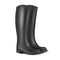 3d realistic vector rubber black boots isolated