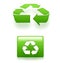 3D recycling symbols