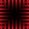 3d red fading neon light elements on black background. Futuristic abstract pattern. EPS 10