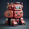 3d Red Robot: Realistic Rendering With Soft Shapes