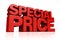 3D red text special price