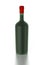 3d red wine bottle