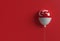 3D Render 9th Singapore`s independence day Banner Singapore Flag Balloon