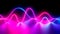 3d render, abstract background, neon light, pulse power lines, laser show, impulse, chart, ultraviolet lines, energy