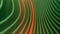 3d render abstract background with orange motion glowing lines loop animation HD