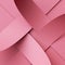 3d render. Abstract pink background with interlaced paper ribbons