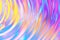 3d render, abstract wavy liquid background, ultraviolet holographic foil, petrol surface, pink blue yellow iridescent texture