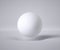 3d render, abstract white background, minimal concept, clean style. Floating ball, levitating sphere, flying bubble.