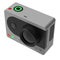 3d render action camera on white background