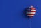 3D Render American Patriotic Balloons in Traditional Colors. 4th of July USA Independence Day Concept