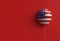 3D Render American Patriotic Balloons in Traditional Colors. 4th of July USA Independence Day Concept