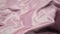 3D render animation abstract tenderness pink purple silk milky cream latex background wave cloth luxury satin pastel