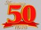 3D Render Anniversary 50 years