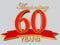 3D Render Anniversary 60 years