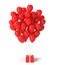 3D Render Balloon and Gift Box