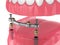 3d render of bar retained removable overdenture installation supported by two implants