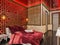 3d render bedroom Islamic style interior design