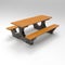 3d render bench Betonbank-Bituma-108 Marble Grey