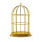 3d render of bird cage