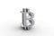 3D render bitcoin currency symbol