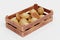 3D Render of Bread Rolls in Box