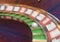 3d render of casino roulette wheel for gamble concept, gambling background