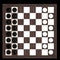 3d render chess board