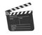 3D render of Clapperboard