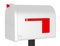 3d Render of a Closed Mailbox