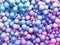 3d render, colorful pastel balls, abstract background