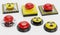 3D Render of Emergency Buttons
