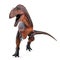 3d render of ferocious dinosaur