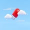 3d render flash drive icon. 3d rendering flash drive icon. Illustration of flash drive. 3d rendering of pendrive icon