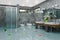 3d render - flooding modern bathroom bathroom