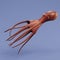 3D Render of Giant Pacific Octopus
