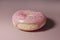 3d render of glazed donut with sweet sprinkle