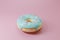 3d render of glazed donut with sweet sprinkle