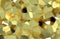 3d render, golden modern shattered wall texture, random clusters digital illustration, abstract geometric background