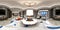 3d render house interior 360 degrees