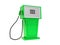 3d render illustration of gas pump over white background.