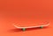 3D Render Illustration Skateboard isolated on Color Background